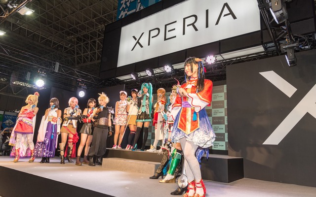 東京ゲームショウ2017はコスプレ!!　Xperiaブース、人気ゲームのキャラクターが勢ぞろい