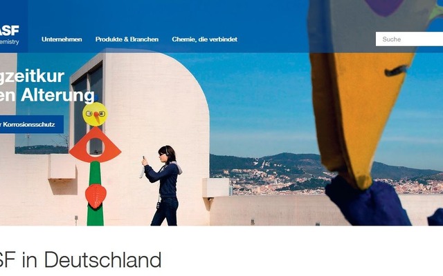 BASFのドイツ公式サイト
