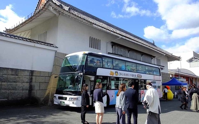 WILLERとビジョンによる京都の新たな観光事業発表（10月4日、京都市内）