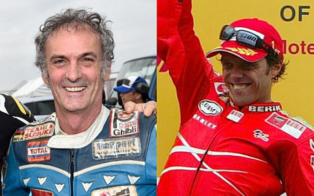 フランコ・ウンチーニ氏（左）とロリス・カピロッシ氏