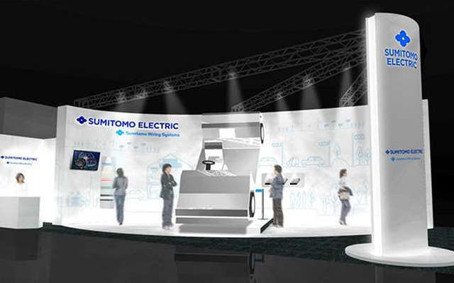 住友電工と住友電装のブースイメージ