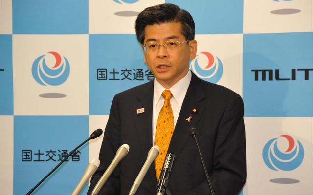 石井啓一国土交通相（27日・霞が関）