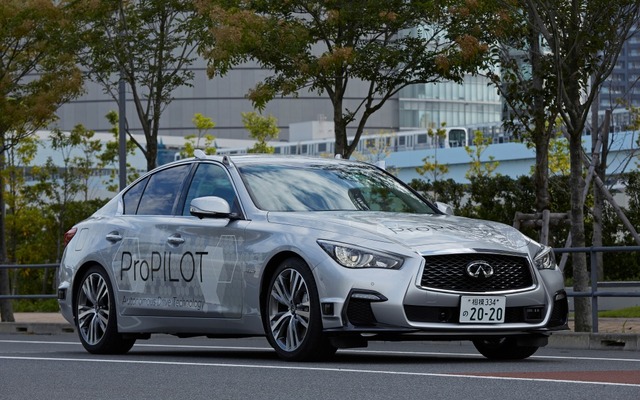 日産 自動運転実験車両