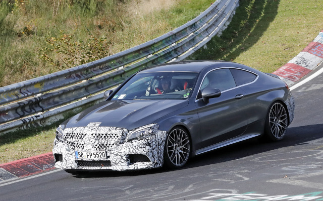 メルセデス AMG C63 クーペ スクープ写真