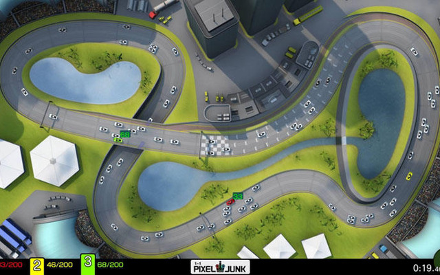 【東京ゲームショウ07】PS3『PixelJunk RACERS』…シンプルだからムキになる