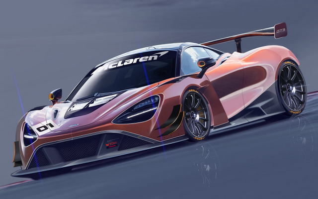 マクラーレン 720S GT3のイメージスケッチ