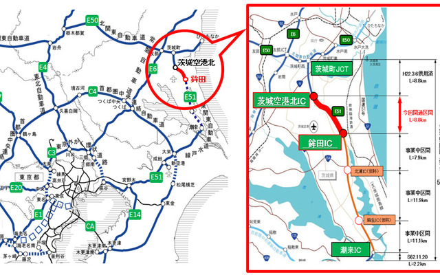 開通区間の概要