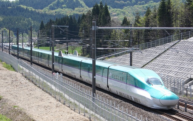 青函共用区間での高速走行方針が固まった北海道新幹線。2018年度末に160km/h、遅くとも2020年度までには200km/hまで引き上げることになった。
