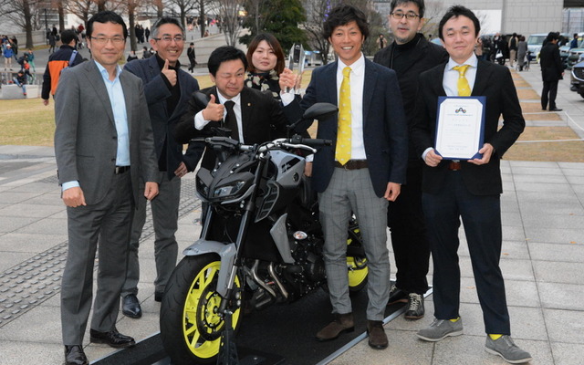 グランプリを獲得したヤマハ発動機のデザインチーム