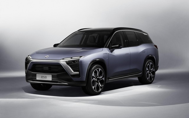 中国NIOの新型EV、バッテリーを交換して航続伸ばす…大型SUVのES8