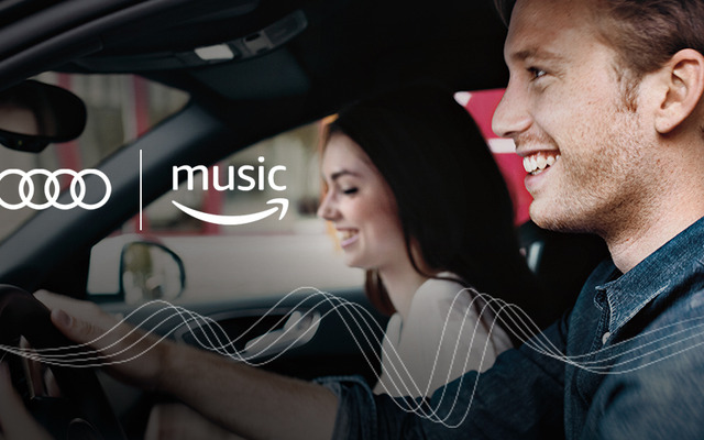 「アウディMMI」を通じて「Amazon Music」にアクセスできる