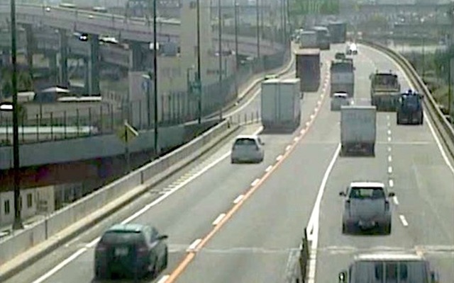 4車線化後の事例（堀切・小菅JCT外回り）