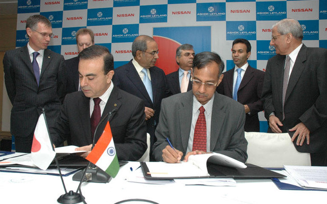 日産とアショック・レイランド、インドで小型商用車の合弁会社設立で合意