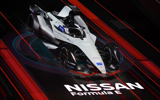 日産のフォーミュラE参戦マシンのカラーリングコンセプト（ジュネーブモーターショー2018）