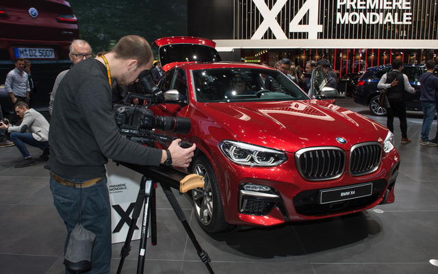 BMW X4新型（ジュネーブモーターショー2018）　(c) Getty Images