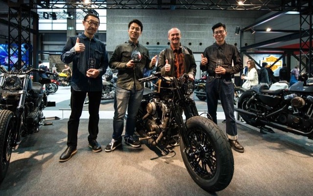 大阪モーターサイクルショー2018、ハーレーダビッドソンブースでの「Battle Of The Kings」表彰式