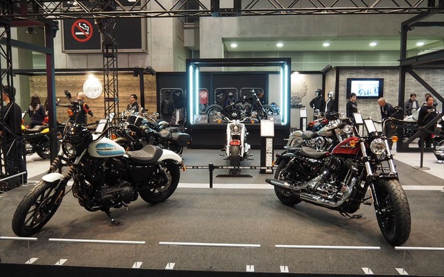 アイアン1200とフォーティーエイト・スペシャル（東京モーターサイクルショー2018）