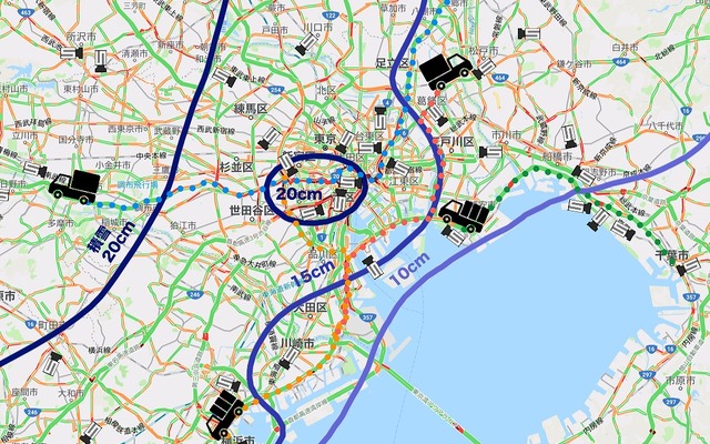 物流リスクマネジメントシステムのイメージ図