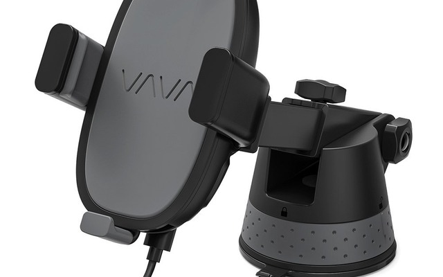 電動開閉するスマートフォン車載ホルダー VA-SH008