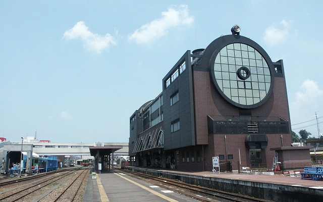 真岡鐵道デゴイチの運転体験の会場となる、茨城県真岡市のSLキューロク館。