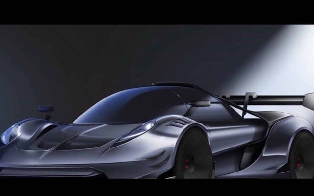 米SCGの新型スーパーカー、004Sのレーシングカーのティザースケッチ