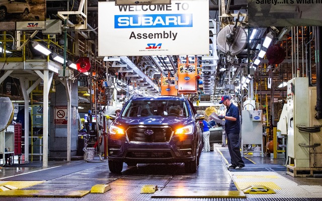 スバルの米国インディアナ工場で生産が開始されたアセント