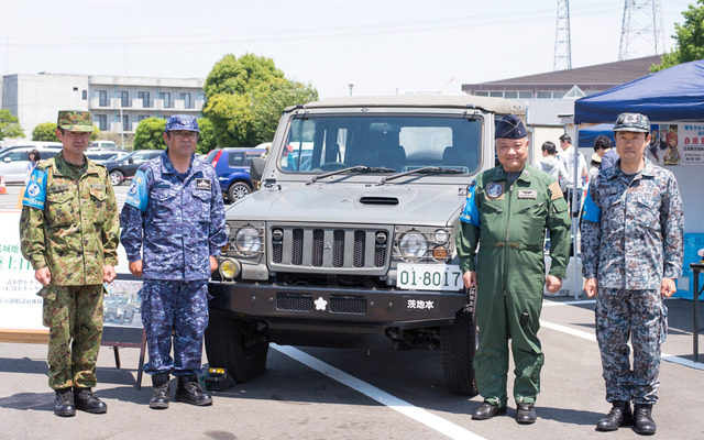 筑波サーキット・カーフェスティバル2018で自衛隊がブース出展（2018年5月5日）