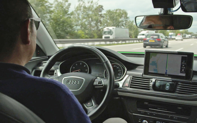 高速道で完全手放しによる自動運転が可能なアウディの自動運転プロトタイプ車“JACK”（参考画像）