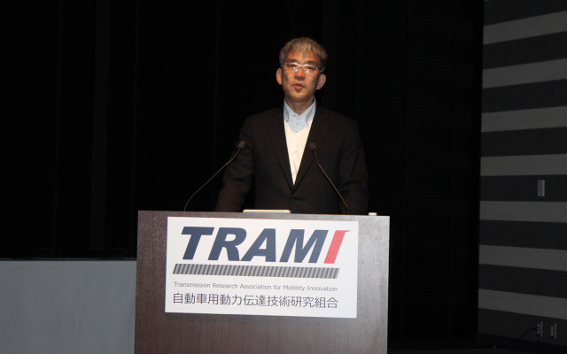自動車用動力伝達技術研究組合（TRAMI＝トラミ）理事長の前田敏明氏。