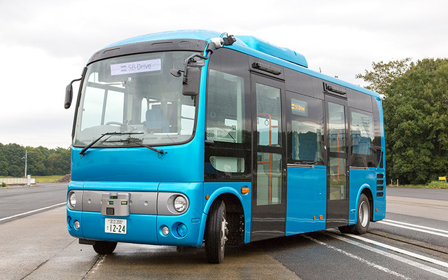 実証実験での試験車両（参考画像：SBドライブ）