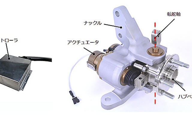 ステアリング補助機能付ハブベアリング「sHUB」