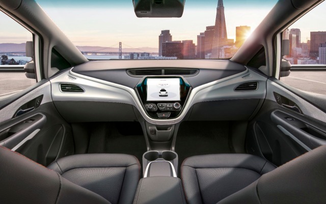 GMが2019年から生産を開始する自動運転車、クルーズAVのインテリア