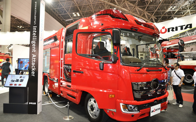 キャブを拡大、戦略ステーション消防車…東京国際消防防災展2018 キャブを拡大、戦略ステーション消防車…東京国際消防防災展2018