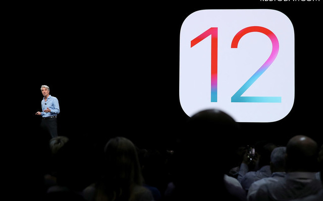 iOS 12を発表した。（c）GettyImages