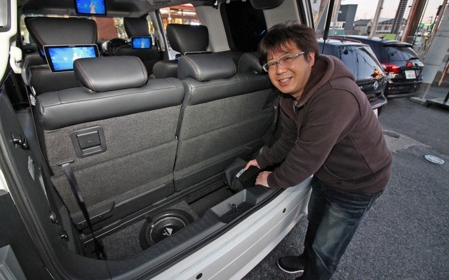car audio newcomer! NISSAN ELGRAND(オーナー・前田正良さん) by カーオーディオクラブ 後編