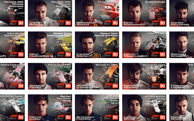 F1ドライバーズカード