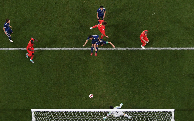 サッカー・ワールドカップ、日本vsベルギー　(c) Getty Images
