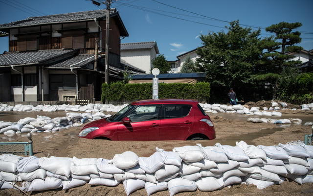 平成30年7月豪雨（7月10日、広島市）　(c) Getty Images