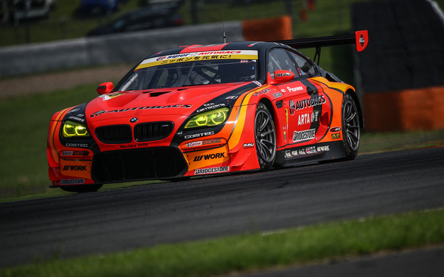 GT300クラス優勝の#55 BMW。