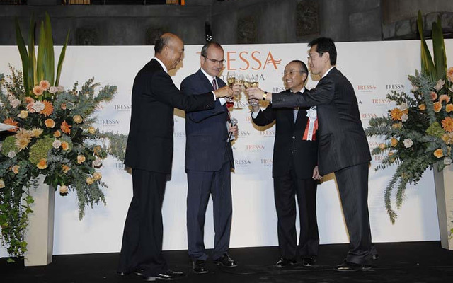 トレッサ横浜…渡辺社長「横浜・リヨン・トヨタの縁」