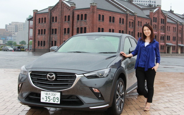 マツダ CX-3 改良新型とまるも亜希子さん