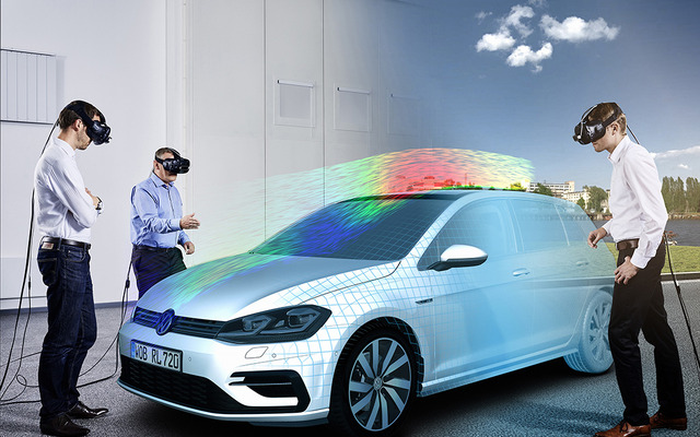VW ゴルフ 次期型の開発に起用された「バーチャルコンセプトカー」　（参考画像）