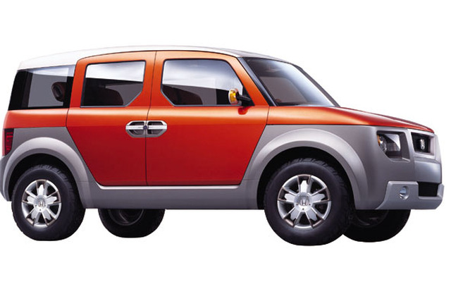 【東京ショー2001出品車】デトロイトからの変更点は? ホンダのSUV『model X』