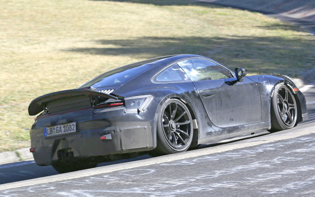 ポルシェ 911 GT3 次期型スクープ写真