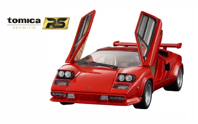 1/43スケールのダイキャスト製ミニカー「トミカプレミアムRS ランボルギーニ カウンタック LP500S」