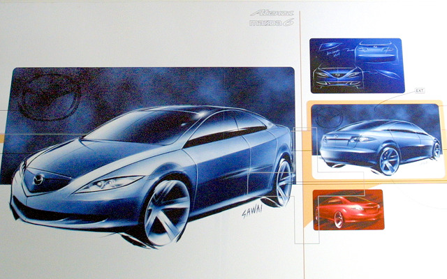 【東京シヨー2001出品車】マツダ『アテンザ』---そんなデザインできるの?