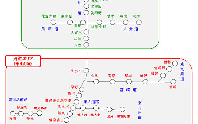 ETC車で南九州を定額乗り放題『南へGO！』