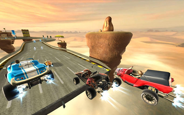 Xbox 360『GripShift』…ニトロ装備のカートでぶっ飛んでけ