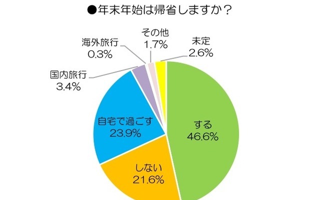 年末年始の帰省について