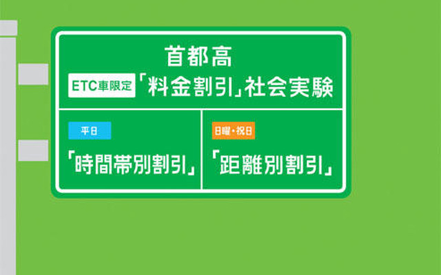 首都高、ETC車を対象に時間帯割引　2月1日から
